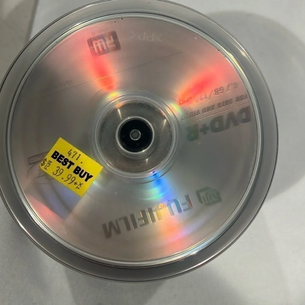 Fujifilm 48 blank CDs.